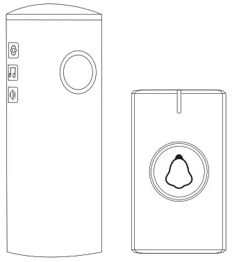 KERUI MY7+F58 Wireless Doorbell - cover