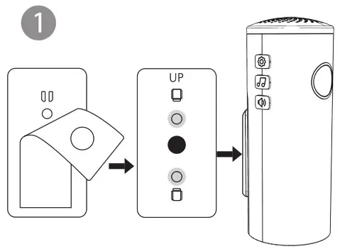 KERUI MY7+F58 Wireless Doorbell - installation 1