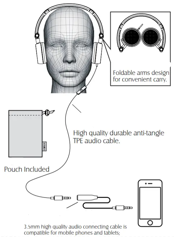 EDIFIER H690P Headset Mobile Headphone