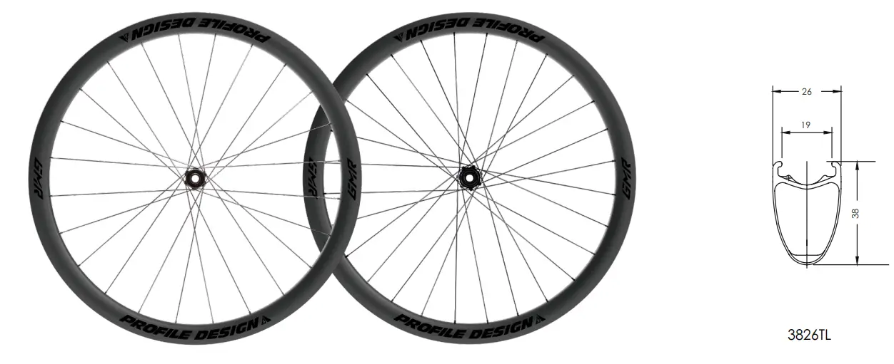 PROFILE DESIGN GMR 50 Carbon Tubeless Disc-Brake Wheelset - fig