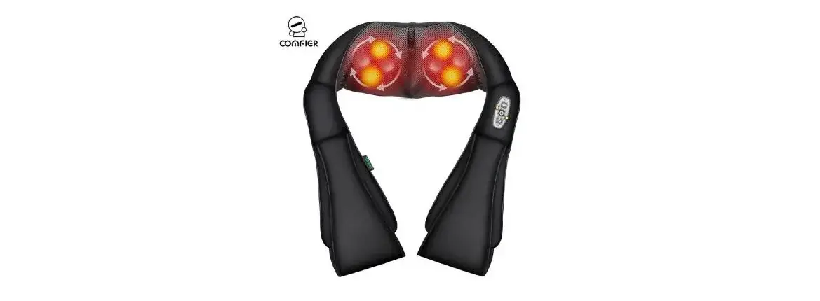 Comfier Cf-6302g Neck And Shoulder Shiatsu Massager With Heat User Manual