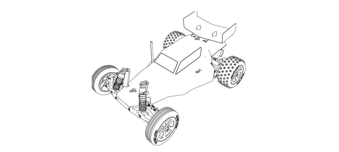 Astra Mini Jrx2 2wd Buggy Brushed Rtr Blue 2.4ghz Inkl Instruction Manual