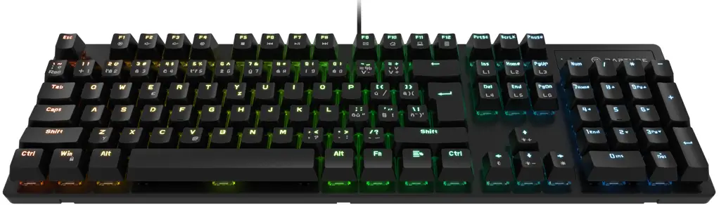 RAPTURE X-RAY Outemu Red Gaming Keyboard