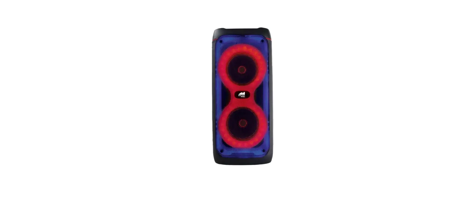 Naxa Nds-4505 Portable Dual 4 Inch Bluetooth Party User Manual