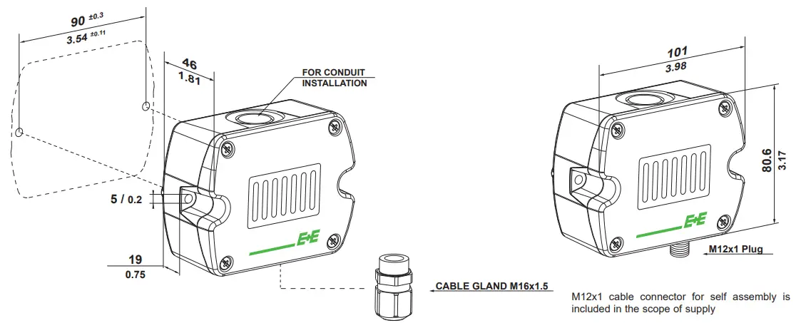 E E ELEKTRONIK EE820 CO2 Sensor-