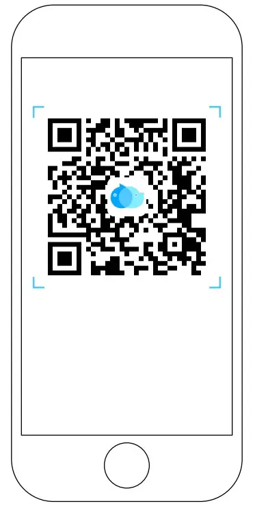 enabot EBO SE Wobbly Robotic Pet Camera - QR cote