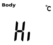 medisana HTD8813 TM A79 Infrared Body Thermometer - Measured body