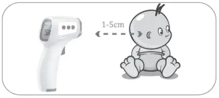 medisana HTD8813 TM A79 Infrared Body Thermometer - body temperature