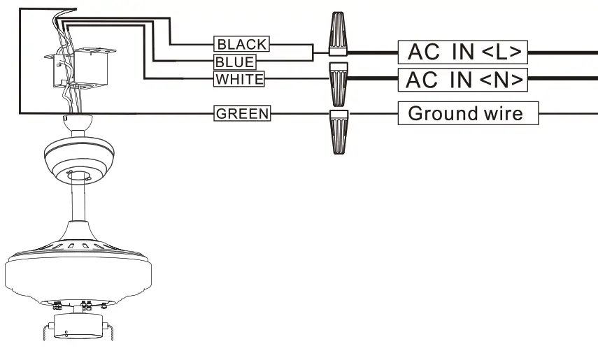SILJOY CFL-8432 52-Inch Crystal Ceiling Fan - 7