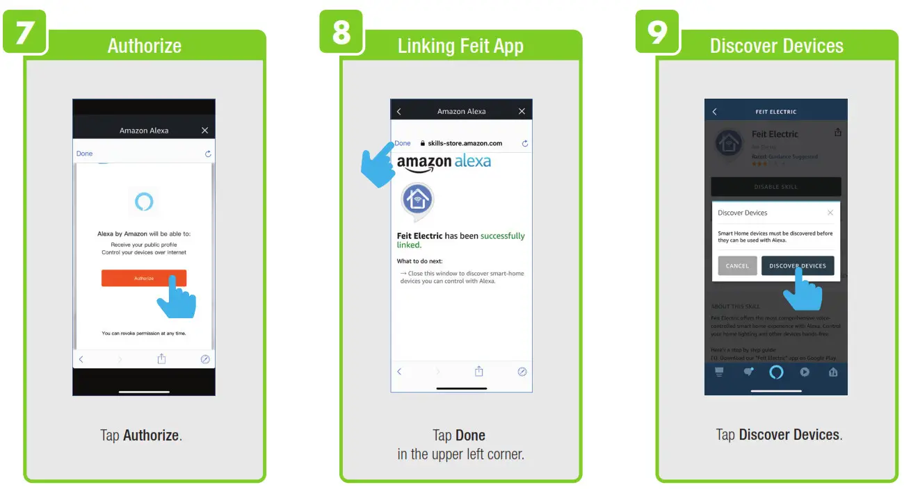 Feit Alexa - Siri - Google Assistant Setup - CONNECTING TO ALEXA 3