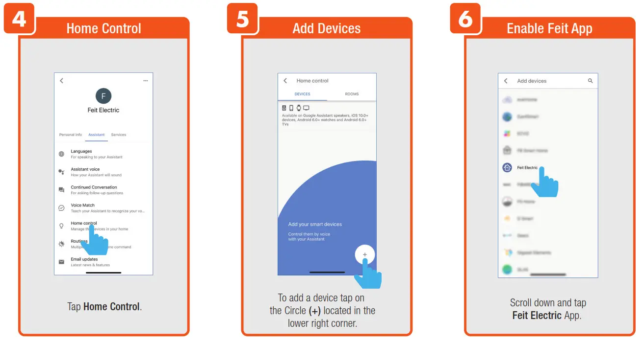Feit Alexa - Siri - Google Assistant Setup - CONNECTING TO GOOGLE ASSISTANT 2