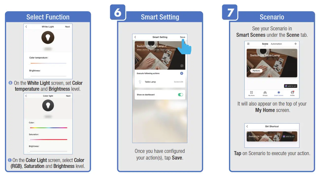Feit Alexa - Siri - Google Assistant Setup - CREATING SMART SCENES 3
