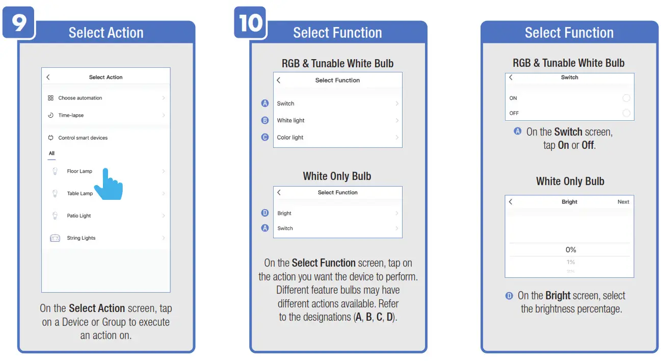 Feit Alexa - Siri - Google Assistant Setup - CREATING SMART SCENES 6