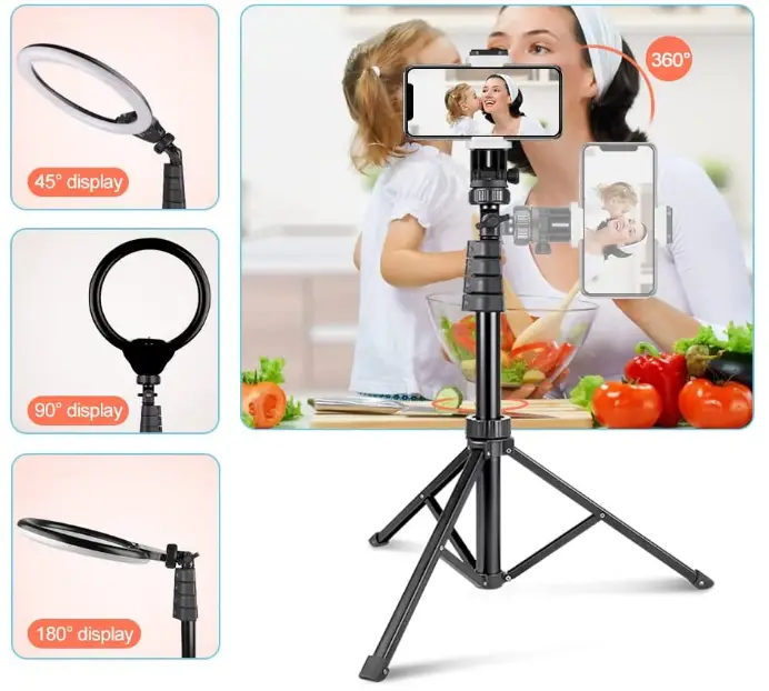 Aureday-MINI-Coms-12-Inch-LED-Ring-Light-with-Stand-fig-4
