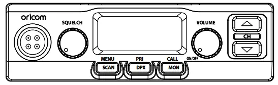 oricom UHF028PNP Channel UHF CB Radio Citizen Band Radio - Pack Contents
