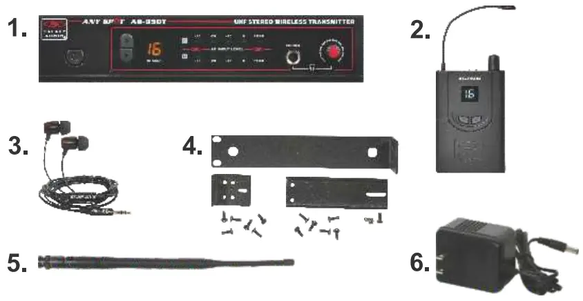 GALAXY AUDIO AS-950 Wireless Personal Monitor-