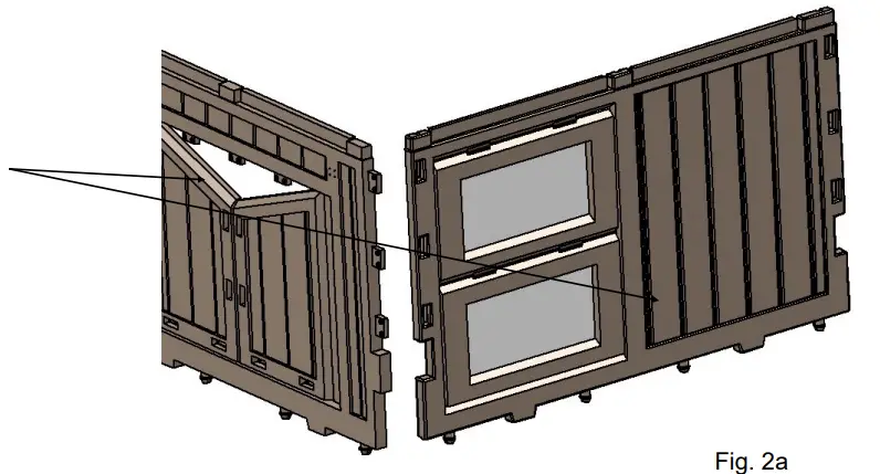 Dog House Wall Assembly