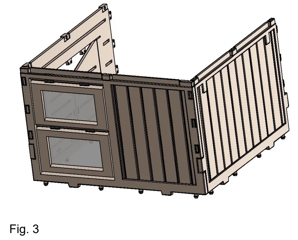 Dog House Wall Assembly