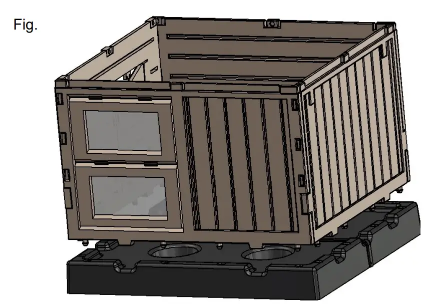 Dog House Wall to Dog House Base Assembly