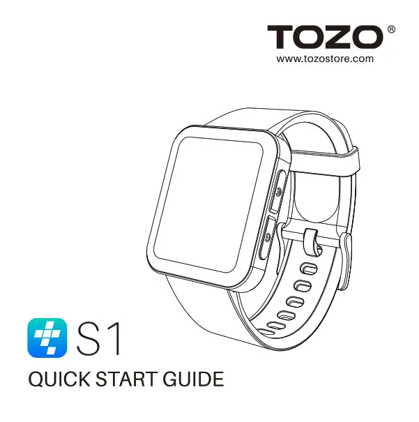 TOZO S1 Smart Watch Bluetooth 5.0