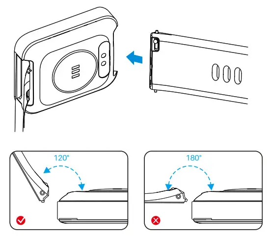 TOZO S1 Smart Watch Bluetooth - Installation schematic
