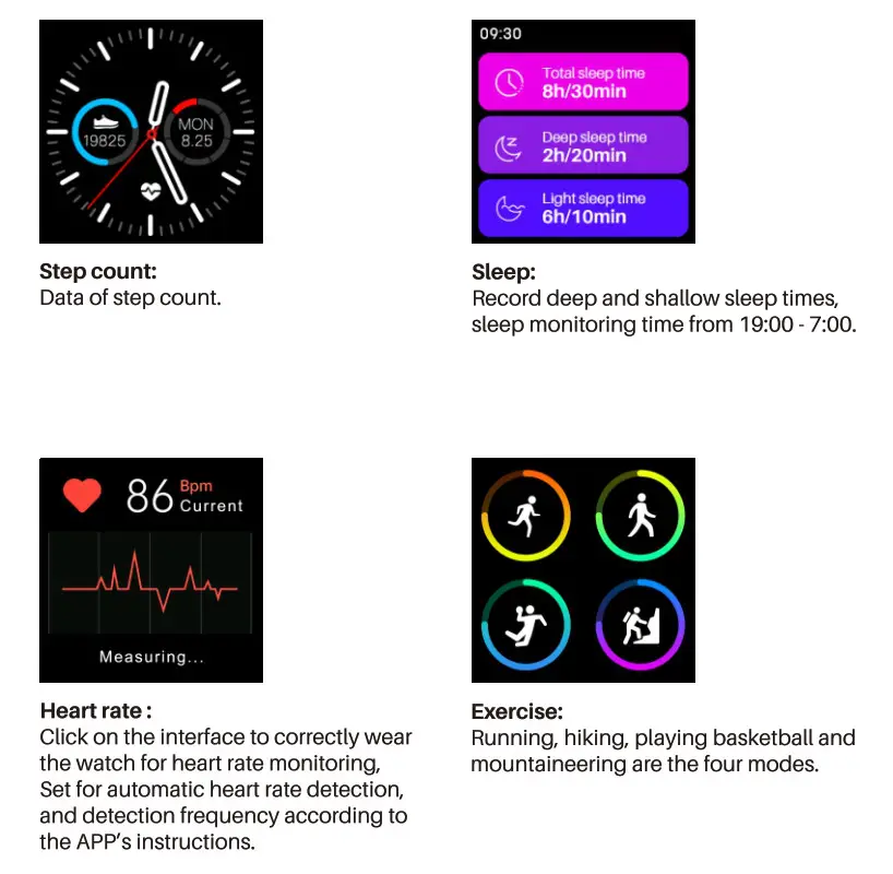 TOZO S1 Smart Watch Bluetooth - One class interface