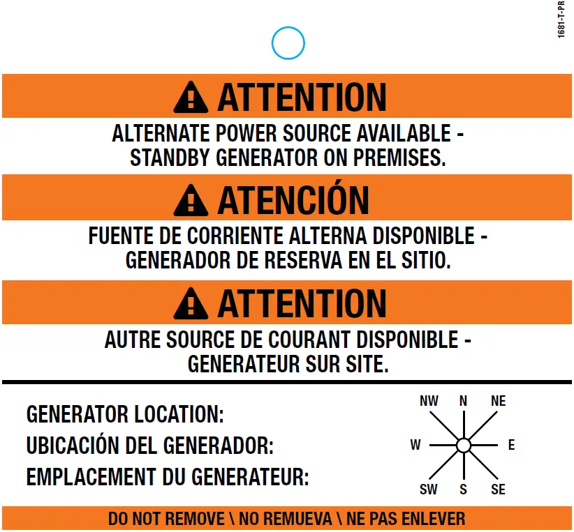 Alternate Power Source