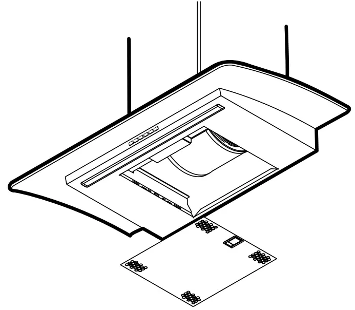 IKEA UNDANTAG Ceiling-Mounted Range Hood - maintenance2