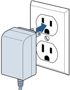 Plug the adapter