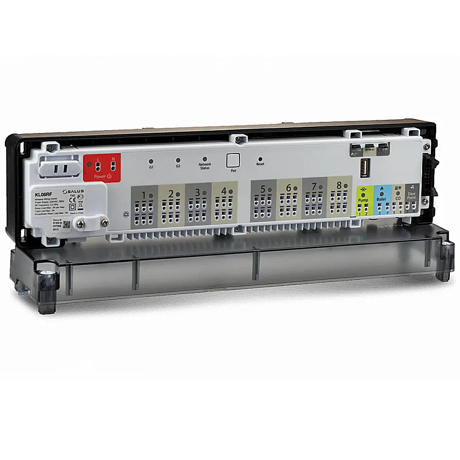 Salus Kl08nsb Wiring Centre 8 Cones 230 V Instruction Manual