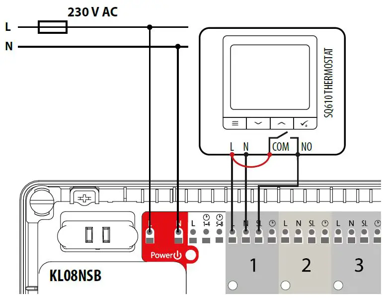 Thermostats connection 1
