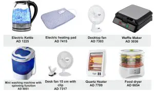 ADLER AD 08 Electric Kettle --Desktop fan