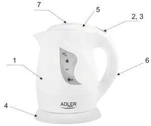 ADLER AD 08 Electric Kettle -- Electric Kettle