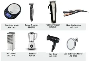 ADLER AD 08 Electric Kettle -Led Bathroom Mirror