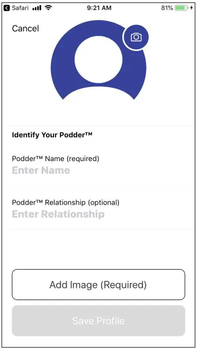 omnipod View App User Guide - Add Another Podder