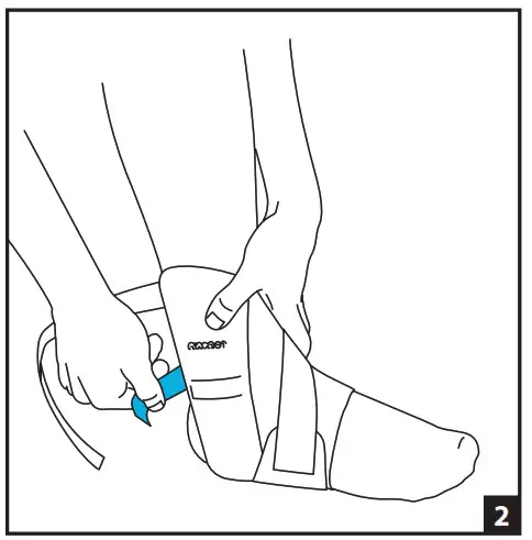 DJO 81 02MXSL Airsport Ankle Brace