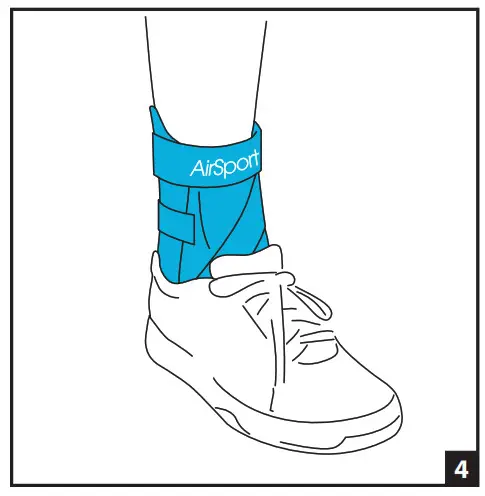 DJO 81 02MXSL Airsport Ankle Brace- 4