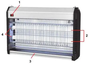 Westfalia 824647 Electric Insect Killer-EIN- AUS-Schalters