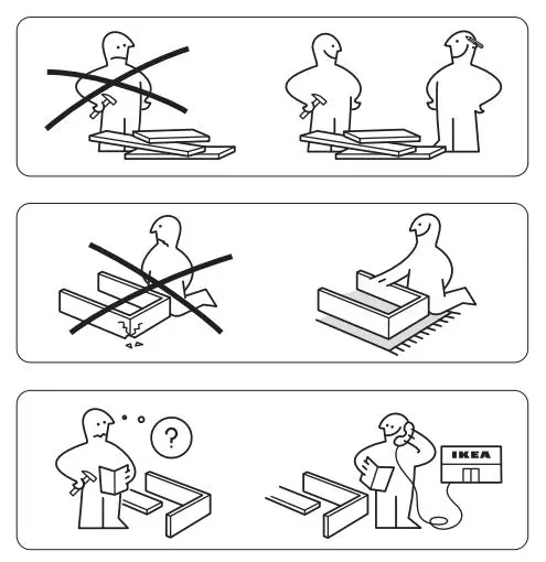 IKEA SLATTUM Upholstered Bed Frame fig1