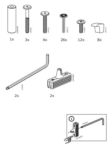 IKEA SLATTUM Upholstered Bed Frame fig2