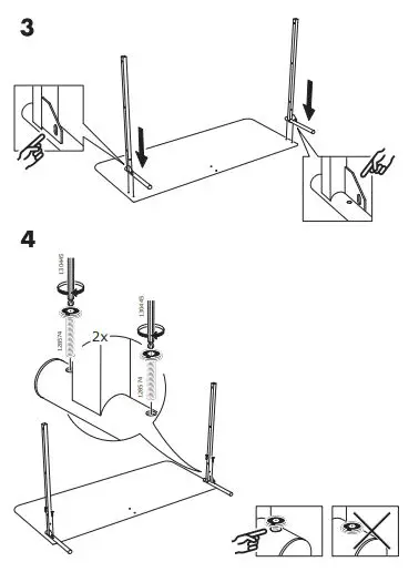 IKEA SLATTUM Upholstered Bed Frame fig4
