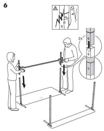 IKEA SLATTUM Upholstered Bed Frame fig6