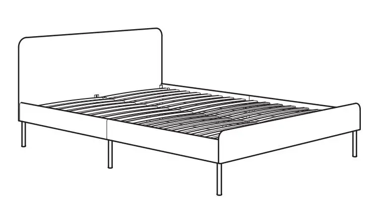 IKEA SLATTUM Upholstered Bed Frame