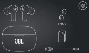 JBL Vibe 200 TWS True Wireless In Ear Headphones - BOX