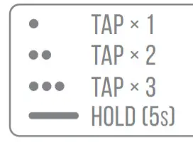 JBL Vibe 200 TWS True Wireless In Ear Headphones - Controls