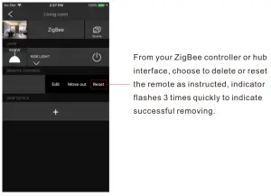 SUNRICHER SR-ZG9001K2-DIM2 ZigBee Wireless Dimmer Switch -From your