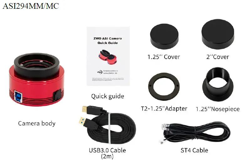 ZWO ASI294 MC Pro Color ASI Camera fig 1