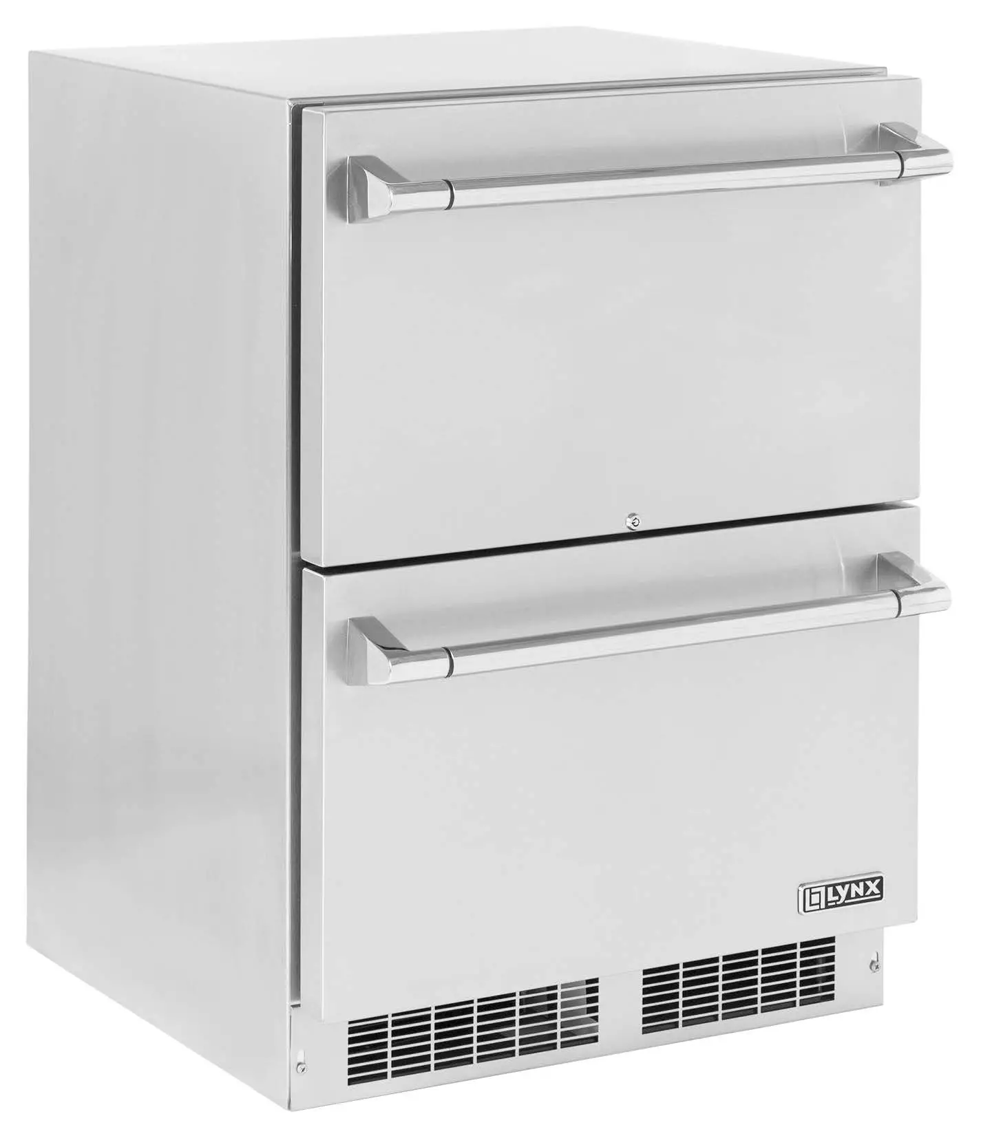 LYNX LN24DWR 24 Inch Stainless Steel Outdoor Two-Drawer Refrigerator