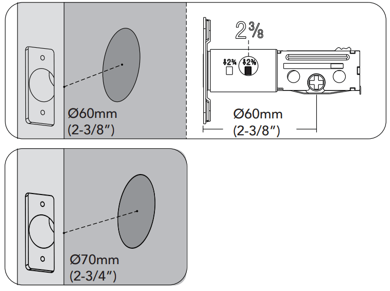 SCHLAGE 381368 Ease S1 Keyless Smart Deadbolt - Adjust