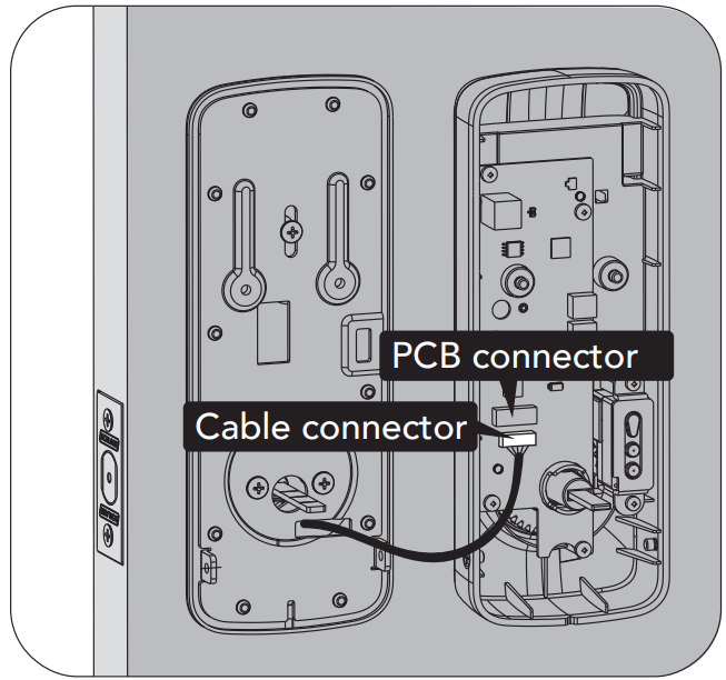 SCHLAGE 381368 Ease S1 Keyless Smart Deadbolt - assembly+
